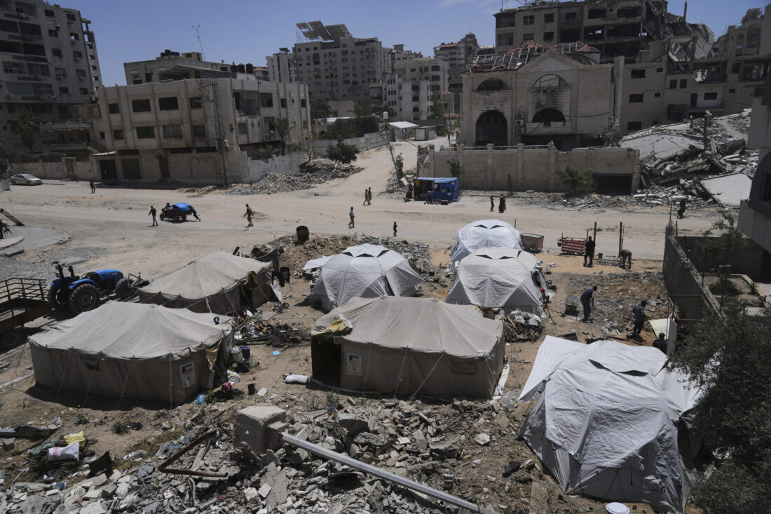 After brief return home, a family in Gaza is forced by war to flee ...